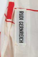 Peggy Moffitt's Rudi Gernreich red and white geometric quilted suit, 1967 - 10