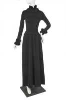 Peggy Moffitt's Rudi Gernreich black wool maxi dress, 1968