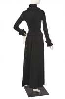 Peggy Moffitt's Rudi Gernreich black wool maxi dress, 1968 - 3