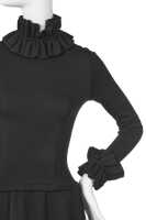 Peggy Moffitt's Rudi Gernreich black wool maxi dress, 1968 - 4