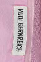 Peggy Moffitt's Rudi Gernreich pink and off-white linen mini dress, 1968 - 6