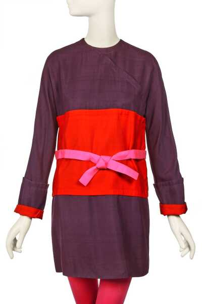 Peggy Moffit's Rudi Gernreich 'Kabuki' style mini dress, probbably Resort 1968