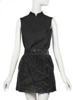 Peggy Moffitt's Rudi Gernreich black lurex plush suit, circa 1968 - 5