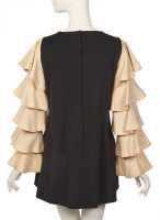 Peggy Moffitt's Rudi Gernreich wool mini dress with flamenco sleeves, circa 1968 - 3