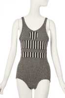 Peggy Moffitt's Rudi Gernreich checked wool swimsuit, circa 1968 - 2