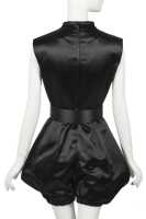 Peggy Moffitt's Rudi Gernreich black satin romper ensemble, Resort 1968 - 3