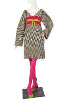 Peggy Moffit's Rudi Gernreich 'Kabuki' mini dress, Fall 1963 - 2