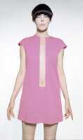 Peggy Moffitt's Rudi Gernreich black wool and clear vinyl mini dress, Resort 1968 - 2