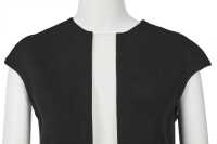 Peggy Moffitt's Rudi Gernreich black wool and clear vinyl mini dress, Resort 1968 - 3