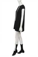 Peggy Moffitt's Rudi Gernreich black wool and clear vinyl mini dress, Resort 1968 - 4