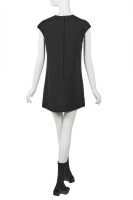Peggy Moffitt's Rudi Gernreich black wool and clear vinyl mini dress, Resort 1968 - 5