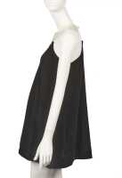 Peggy Moffitt's Rudi Gernreich black wool and vinyl mini dress, and bikini top, Resort 1968 - 6