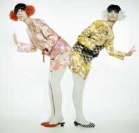 Peggy Moffitt's Rudi Gernreich printed silk 'kimono' dress, Resort 1968