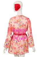 Peggy Moffitt's Rudi Gernreich printed silk 'kimono' dress, Resort 1968 - 4