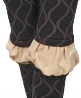 Peggy Moffit's Rudi Gernreich black and brown squiggle weave 'Renaissance' ensemble, Fall 1968 - 5