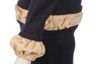 Peggy Moffit's Rudi Gernreich navy knitted 'Renaissance' dress ensemble, Fall 1968 - 5