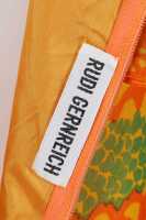 Peggy Moffitt's Rudi Gernreich printed orange and green chiffon mini dress, Spring-Summer 1969 - 6